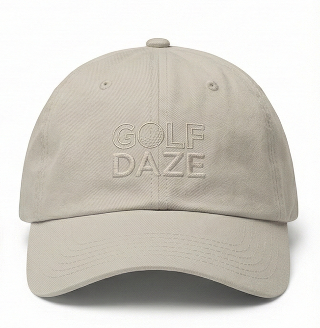 Golf Daze Tan Dad Cap